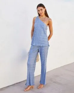 ACOA-001 Drift Away Textured Pants - Slate - SALE