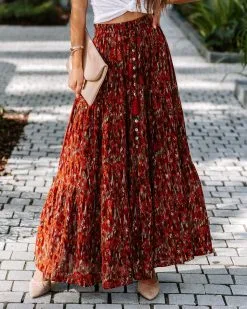 DRES-001 James Printed Tassel Tie Maxi Skirt - FINAL SALE -clothes Sales EM4A0904 c1739e97 ae97 45d9 a168 24705839d029