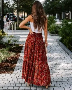 DRES-001 James Printed Tassel Tie Maxi Skirt - FINAL SALE -clothes Sales EM4A0941 58591a09 aec5 4132 8007 7ed7ade531ad