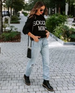 Soccer Mom Knit Pullover Sweater - FINAL SALE -clothes Sales EM4A3947 ca00aafb 5736 42fd b75b ea8dafa890e2