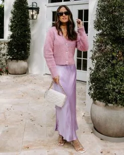 ENDL-001 Naya Satin Midi Skirt - Lilac - SALE -clothes Sales EM4A4453