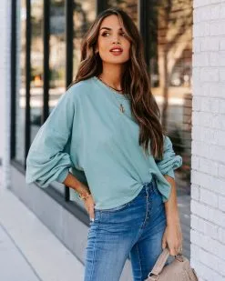 Wynnie Cotton Pullover - Blue - FINAL SALE 15 Wynnie Cotton Pullover - Blue - FINAL SALE -clothes Sales EM4A4794