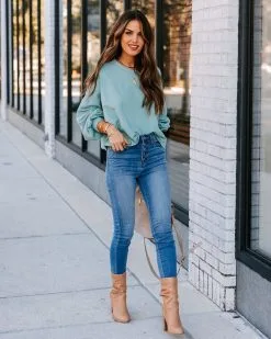 Wynnie Cotton Pullover - Blue - FINAL SALE 16 Wynnie Cotton Pullover - Blue - FINAL SALE -clothes Sales EM4A4801