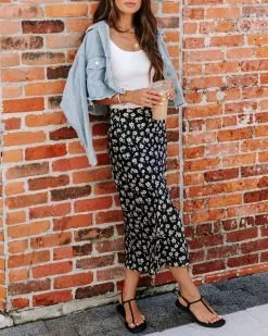 DRES-001 Jossy Floral Satin Midi Skirt - FINAL SALE -clothes Sales EM4A5819 a7d1e928 0480 4f1e b862 ca94c738eedb