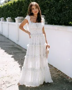 Rocco Floral Tiered Maxi Dress - SALE -clothes Sales EM4A7122