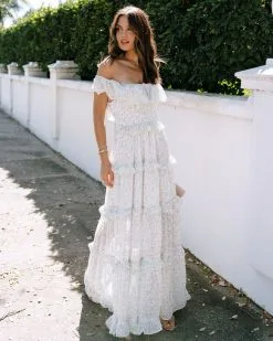 Rocco Floral Tiered Maxi Dress - SALE -clothes Sales EM4A7143