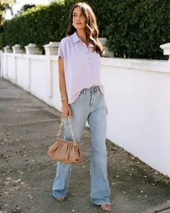 Beckie Short Sleeve Henley - Lavender 11 Beckie Short Sleeve Henley - Lavender -clothes Sales EM4A7883 478d0366 9ac7 425c 9c44 20dfe196350a