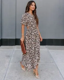Bristol Floral Cutout Maxi Dress - FINAL SALE -clothes Sales EM4A7971