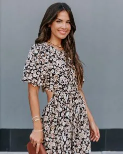 Bristol Floral Cutout Maxi Dress - FINAL SALE -clothes Sales EM4A7973