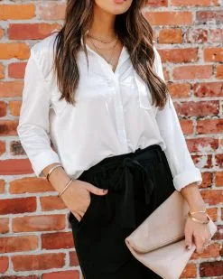 MUST-001 Kensley Pocketed High Rise Trousers - Black - FINAL SALE 13 MUST-001 Kensley Pocketed High Rise Trousers - Black - FINAL SALE -clothes Sales EM4A8880