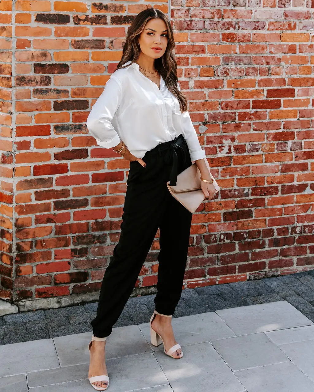 MUST-001 Kensley Pocketed High Rise Trousers - Black - FINAL SALE 10 MUST-001 Kensley Pocketed High Rise Trousers - Black - FINAL SALE - Image 10