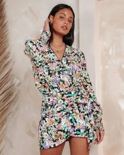 SKYL-002 Eternal Garden Floral Drape Bodysuit - SALE 11 SKYL-002 Eternal Garden Floral Drape Bodysuit - SALE -clothes Sales EternalGardenFloral twopiece12