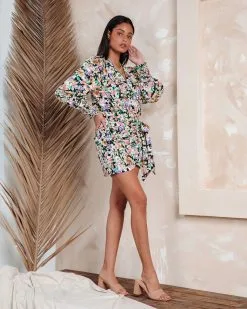 SKYL-002 Eternal Garden Floral Drape Bodysuit - SALE 9 SKYL-002 Eternal Garden Floral Drape Bodysuit - SALE -clothes Sales EternalGardenFloral twopiece2