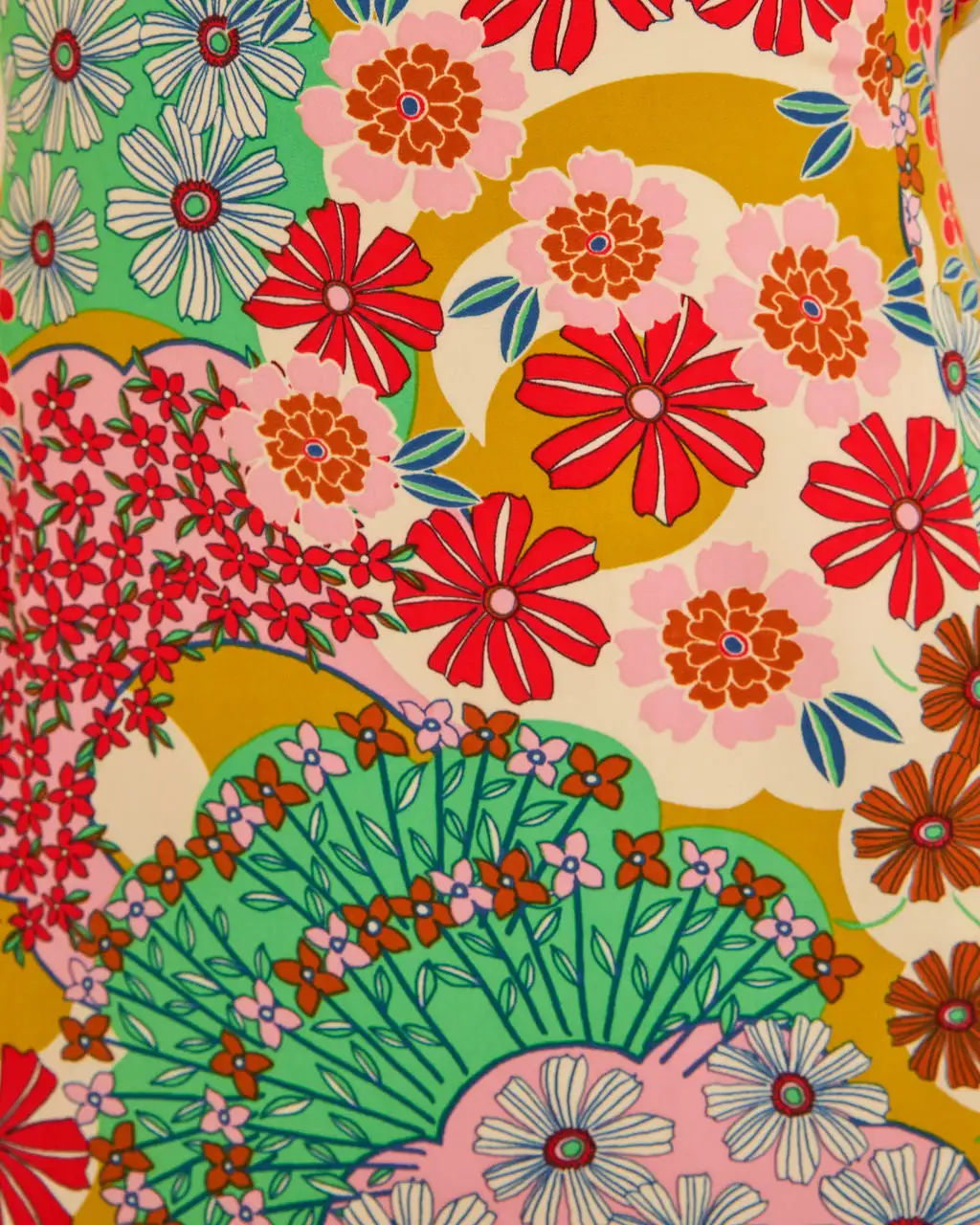 Kaori Floral Slip Midi Dress - Green 3 Kaori Floral Slip Midi Dress - Green - Image 3