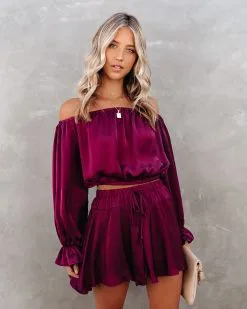 SHE -001 Figure Skate Satin Skort