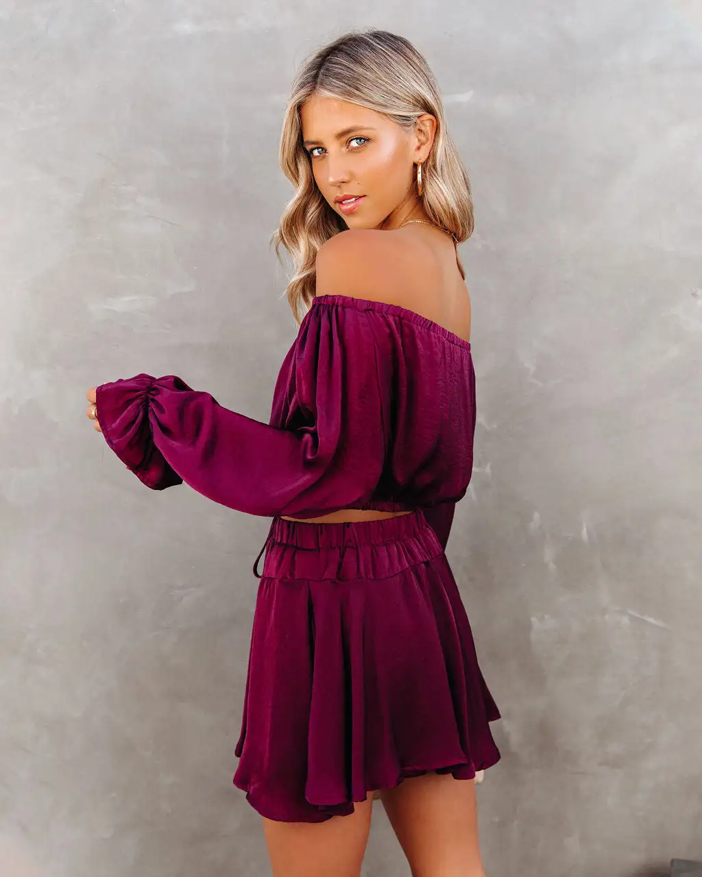 SHE -001 Figure Skate Satin Skort 2 SHE -001 Figure Skate Satin Skort - Image 2