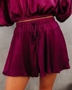 SHE -001 Figure Skate Satin Skort 13 SHE -001 Figure Skate Satin Skort -clothes Sales FIGURESKATESATINOFFTHESHOULDERCROPBLOUSESKORT 7