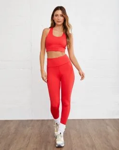 ALL-001 Flex Legging - Red - FINAL SALE 15 ALL-001 Flex Legging - Red - FINAL SALE -clothes Sales FLEXSPORTSBRA RED 0345
