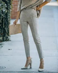 FATE-001 Cairo Faux Suede Legging - FINAL SALE