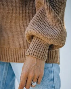 Malia Cold Shoulder Knit Sweater - Camel - FINAL SALE -clothes Sales FO6C0659 ddbe7de3 7362 46a7 bd90 2a59f0ab0034