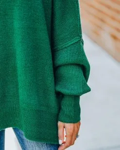 Dariel Relaxed Knit Sweater - Hunter Green - FINAL SALE -clothes Sales FO6C1856 5e2103be 0db8 4a51 8c3b f82fd47a2182