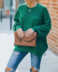 Dariel Relaxed Knit Sweater - Hunter Green - FINAL SALE -clothes Sales FO6C1870 cbb84d1f 9526 45d5 958f cf3273dcebe3