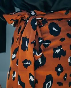 TYCH-001 Trade Winds Printed Wrap Mini Skirt - FINAL SALE -clothes Sales FO6C2628