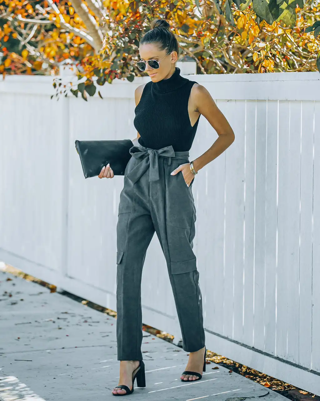 SADI-001 Romario Pocketed High Rise Cargo Pants - SALE 9 SADI-001 Romario Pocketed High Rise Cargo Pants - SALE - Image 9