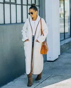 Livy Pocketed Fleece Coat - LAST CHANCE -clothes Sales FO6C3735