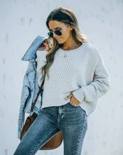 Maizy Crop Knit Sweater - FINAL SALE -clothes Sales FO6C4584 bef83523 690e 494e 8938 768c4a4bf327
