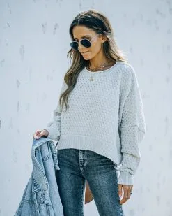 Maizy Crop Knit Sweater - FINAL SALE
