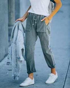 Kava Pocketed Denim Joggers - Charcoal - FINAL SALE -clothes Sales FO6C5200 9bb56c2c d488 4202 b45e 2a8541ae523d