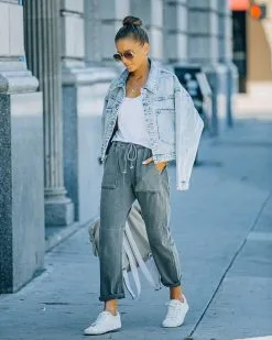 Kava Pocketed Denim Joggers - Charcoal - FINAL SALE -clothes Sales FO6C5215 ca92ca57 a9ff 44bc a044 55411d026b07