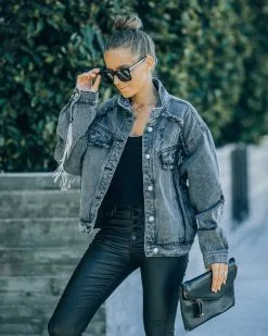 POL-001 Pyper Pocketed Fringe Rhinestone Denim Jacket - LAST CHANCE -clothes Sales FO6C5585 1b767a0e 274e 40a2 b23a e7b2a613b42e