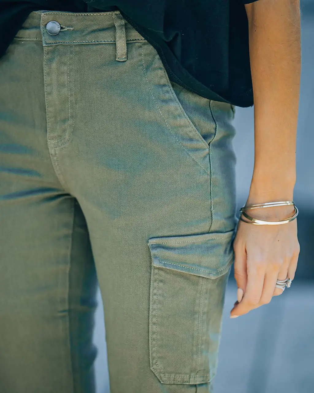 ON T-001 Belize High Rise Cargo Skinny - FINAL SALE 4 ON T-001 Belize High Rise Cargo Skinny - FINAL SALE - Image 4