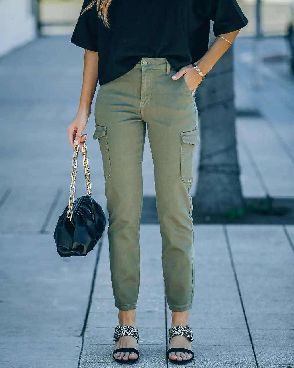 ON T-001 Belize High Rise Cargo Skinny - FINAL SALE 1 ON T-001 Belize High Rise Cargo Skinny - FINAL SALE