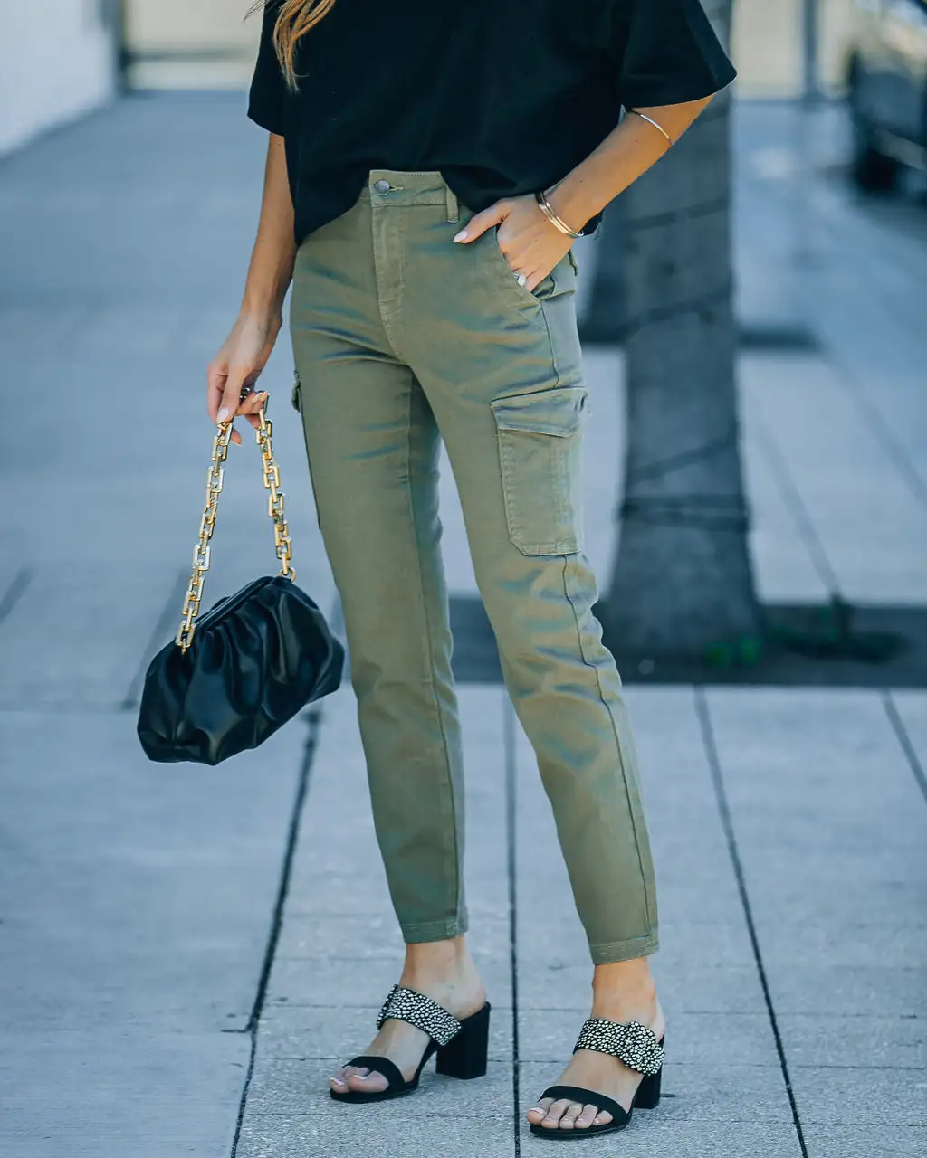 ON T-001 Belize High Rise Cargo Skinny - FINAL SALE 9 ON T-001 Belize High Rise Cargo Skinny - FINAL SALE - Image 9