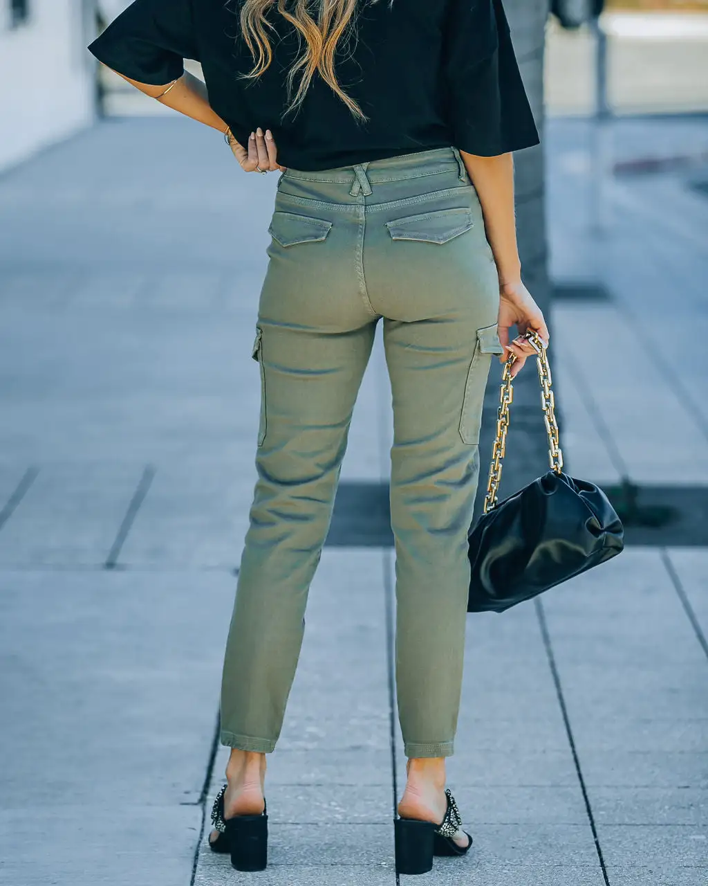 ON T-001 Belize High Rise Cargo Skinny - FINAL SALE 2 ON T-001 Belize High Rise Cargo Skinny - FINAL SALE - Image 2