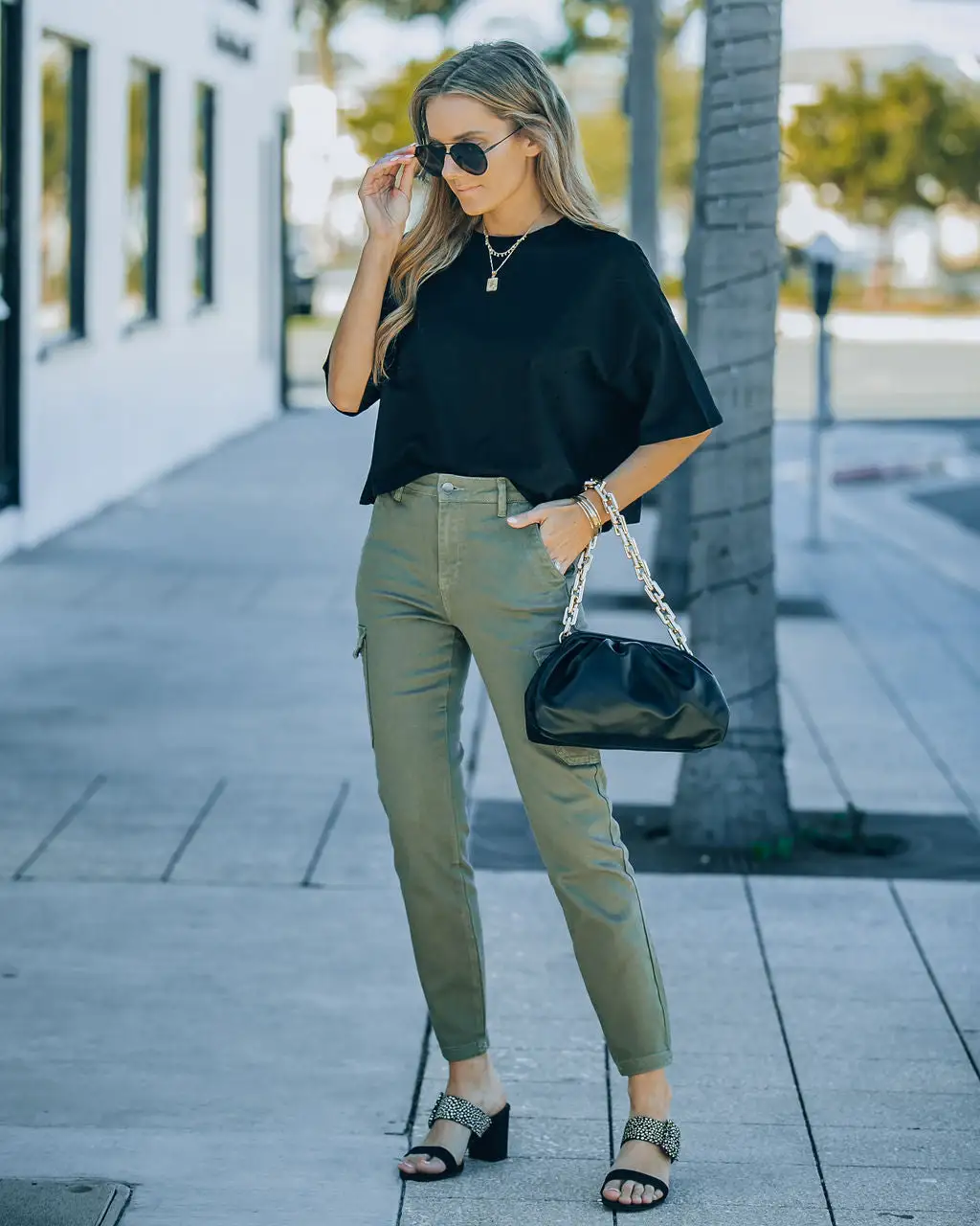 ON T-001 Belize High Rise Cargo Skinny - FINAL SALE 3 ON T-001 Belize High Rise Cargo Skinny - FINAL SALE - Image 3