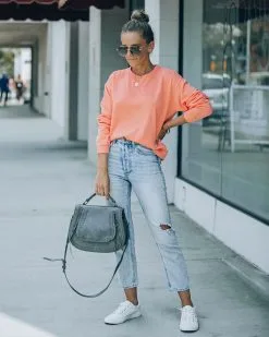 Comfortably Me Lightweight Pullover - Coral - FINAL SALE -clothes Sales FO6C7386 b62b8fee 5bd9 4842 b05a aecb3c55f10c