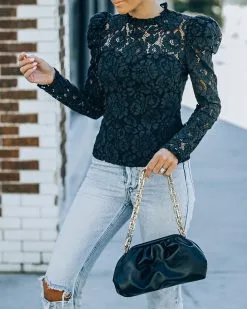 Fulfilled Heart Statement Sleeve Lace Blouse - Black - FINAL SALE 17 Fulfilled Heart Statement Sleeve Lace Blouse - Black - FINAL SALE -clothes Sales FO6C8418 10ce6650 2144 42ae 93e5 a2d1491b875f