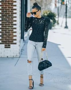 Fulfilled Heart Statement Sleeve Lace Blouse - Black - FINAL SALE 16 Fulfilled Heart Statement Sleeve Lace Blouse - Black - FINAL SALE -clothes Sales FO6C8461 af2175c7 a061 4ae5 8593 c11620b1876d