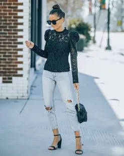 Fulfilled Heart Statement Sleeve Lace Blouse - Black - FINAL SALE 20 Fulfilled Heart Statement Sleeve Lace Blouse - Black - FINAL SALE -clothes Sales FO6C8468 010a2f24 fd3a 4f81 befb e3efcf6aa304