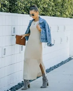 Kenji Long Sleeve Knit Midi Dress - Oatmeal - FINAL SALE -clothes Sales FO6C8838 7ff00190 9d4a 4095 8f24 284e8102ae91