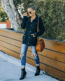 Clancy Cotton Blend Pocketed Cargo Jacket - FINAL SALE -clothes Sales FO6C9174 7d11bae9 b286 4e49 9081 c4b71b304562