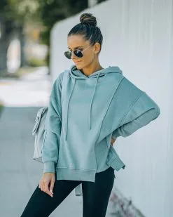 Kyrie Cotton Blend Hoodie - Blue Haze - LAST CHANCE -clothes Sales FO6C9403 c293f8c5 e875 4abb af9c 3cde3fac1201