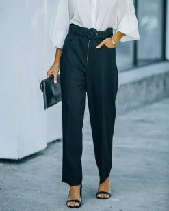 SKIE-001 Cambria Pocketed High Rise Belted Trousers - Black - FINAL SALE 15 SKIE-001 Cambria Pocketed High Rise Belted Trousers - Black - FINAL SALE -clothes Sales FO6C9675 a15151fd 418f 4a69 846b 61c9cb0faebe