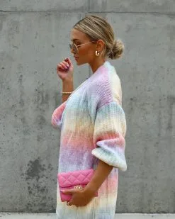 Shades Of Happiness Knit Pocketed Tie Waist Cardigan - Multi - SALE -clothes Sales Facetune 01 02 2023 20 37 54