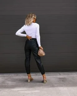 OLIV-001 Richie Faux Leather Joggers - FINAL SALE -clothes Sales Facetune 01 08 2022 23 16 18