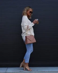 Effortless Moments Textured Button Down Top - Cream - FINAL SALE -clothes Sales Facetune 01 12 2022 19 55 40